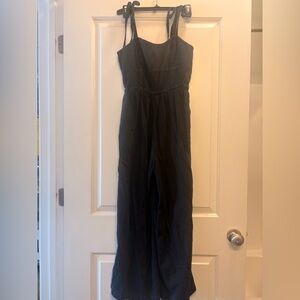 Tie-Shoulder Old Navy Black Jumpsuit
